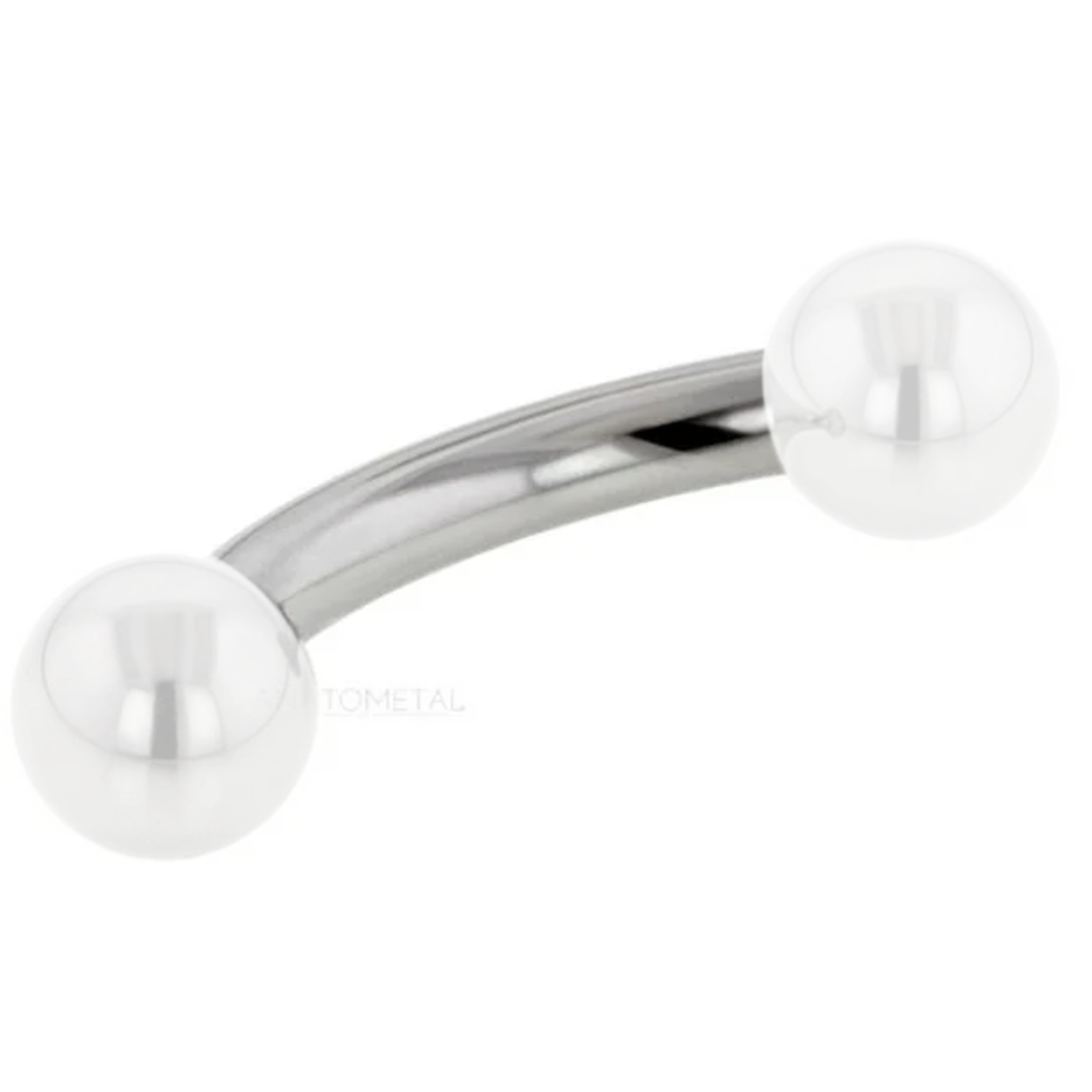 Anatometal 16g Anatometal titanium curved barbell shaft