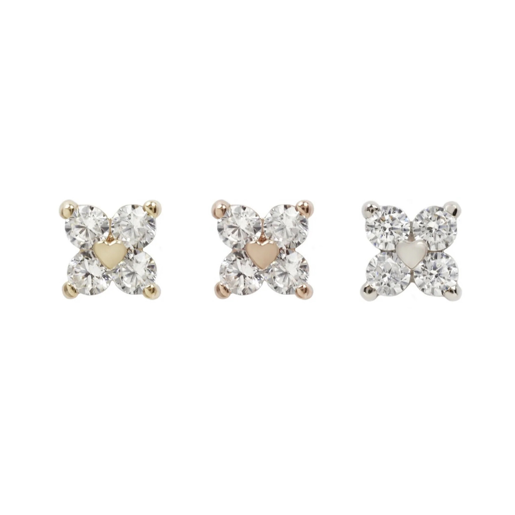 Buddha Jewelry Organics Buddha Jewelry Organics "Corazon" press-fit end with CZ