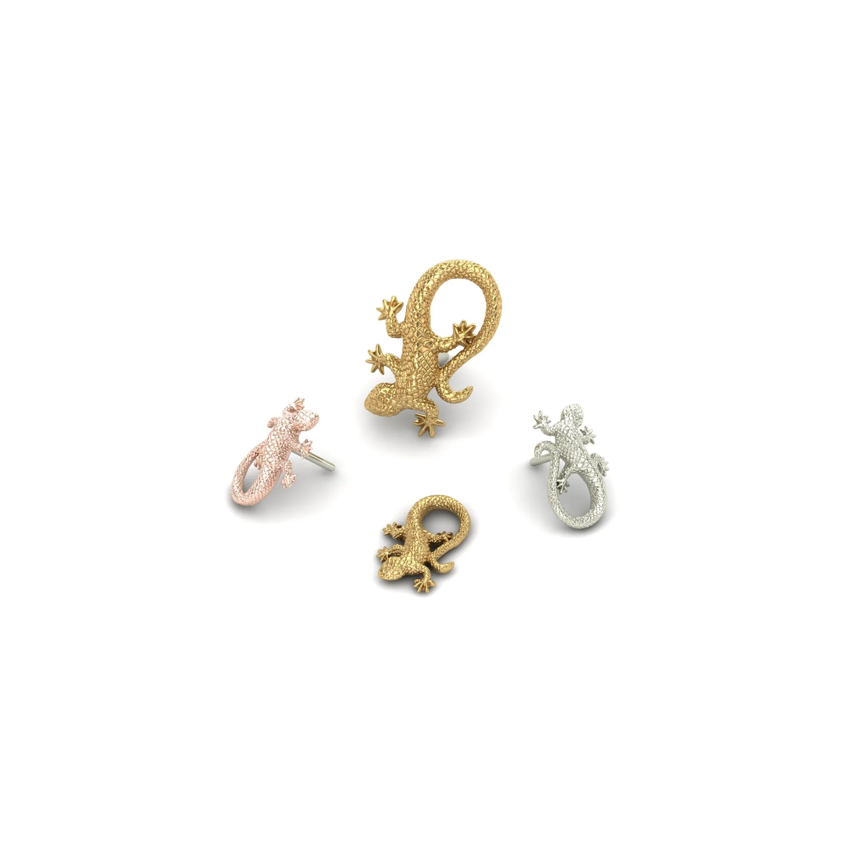 Mushroom Body Jewelry Mushroom Body Jewelry "Collard Lizard" press-fit end