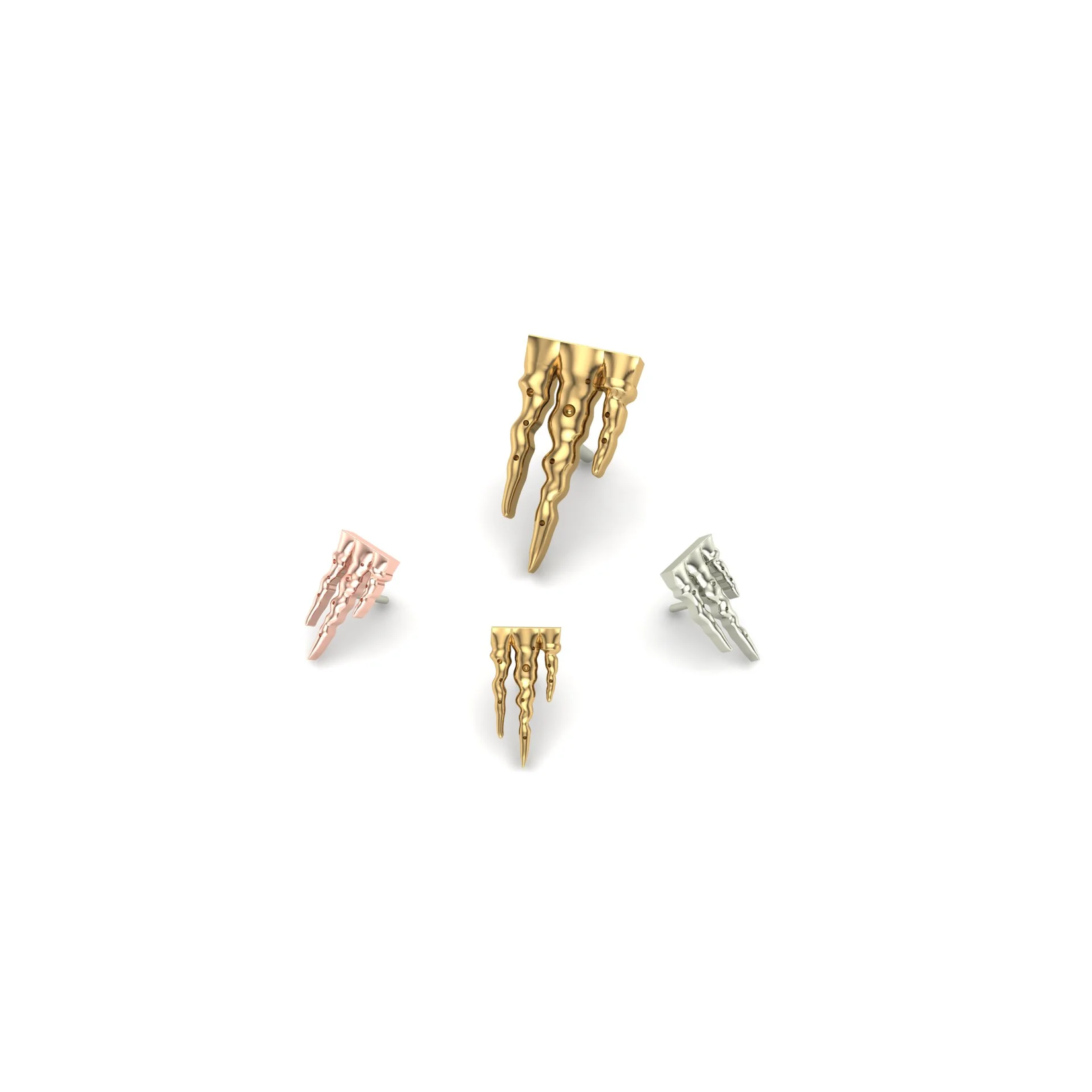 Mushroom Body Jewelry Mushroom Body Jewelry "Icicle" press-fit end
