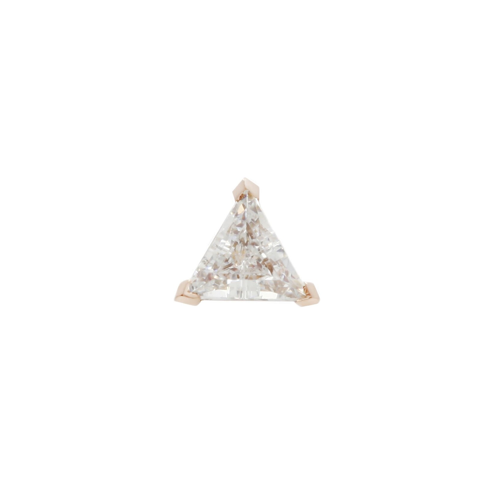 Buddha Jewelry Organics Buddha Jewelry Organics prong-set trillion press fit end with CZ