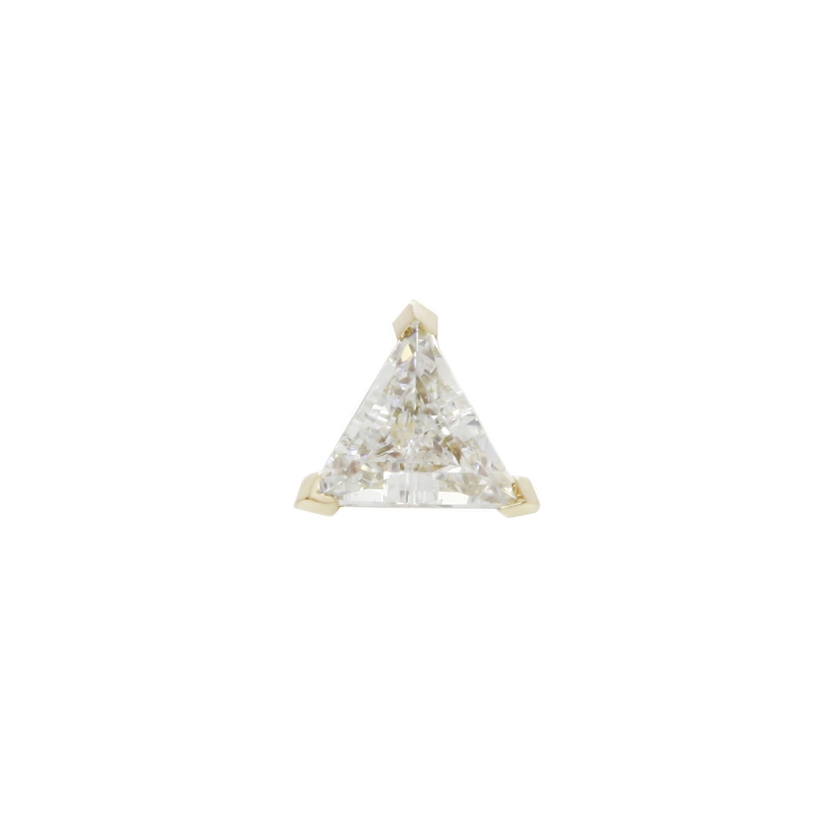 Buddha Jewelry Organics Buddha Jewelry Organics prong-set trillion press fit end with CZ