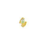 BVLA BVLA "Beaded Marquise" with AA White Opal