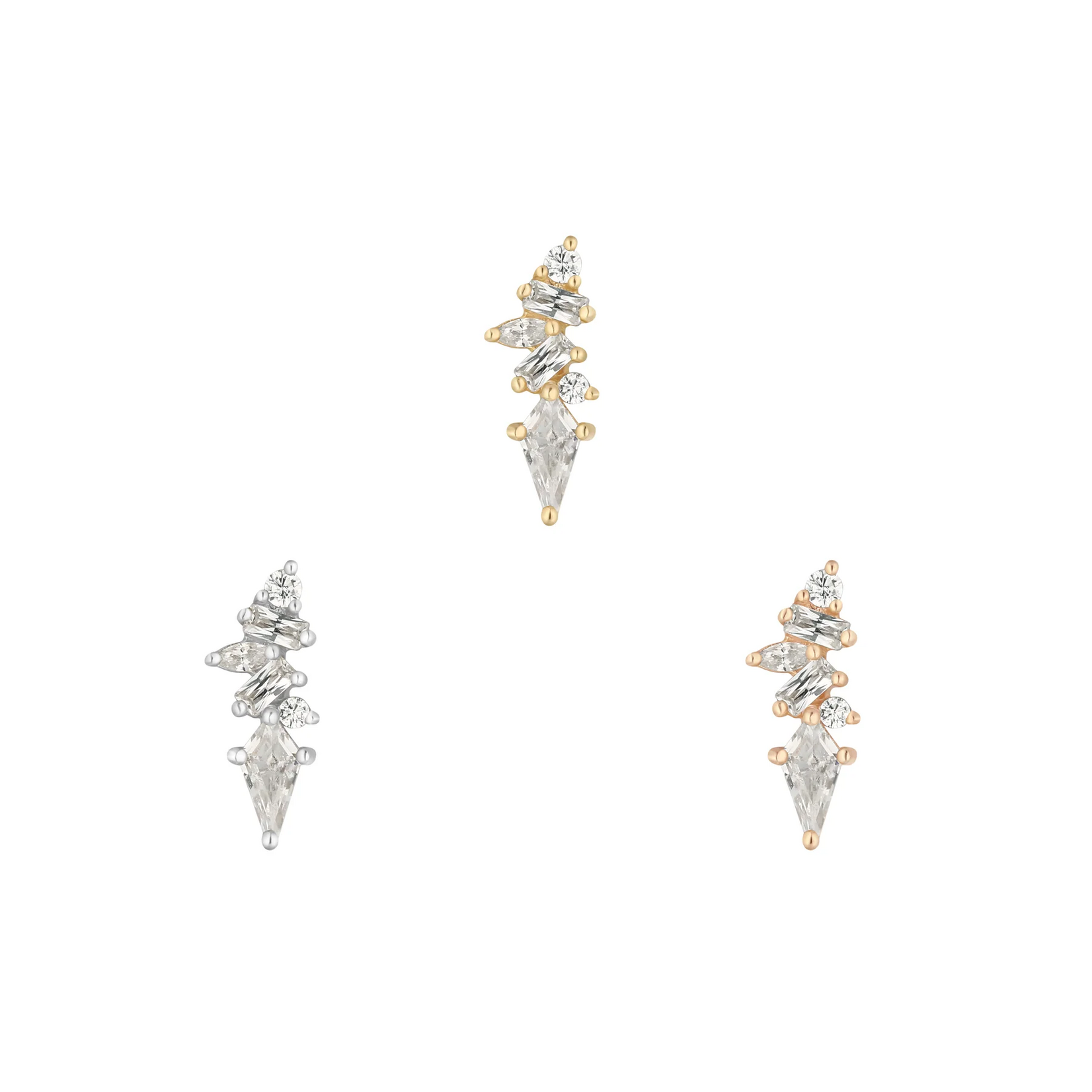 Buddha Jewelry Organics Buddha Jewelry Organics "Mixt" press fit end with CZ