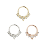 Buddha Jewelry Organics BJO "Lala" Clicker with CZ