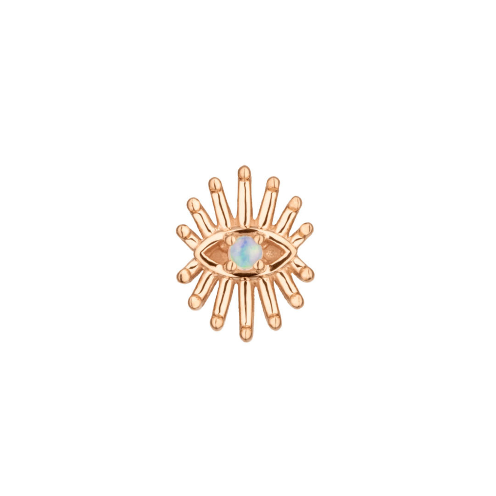 BVLA BVLA "Trixy" threaded end with AA white opal