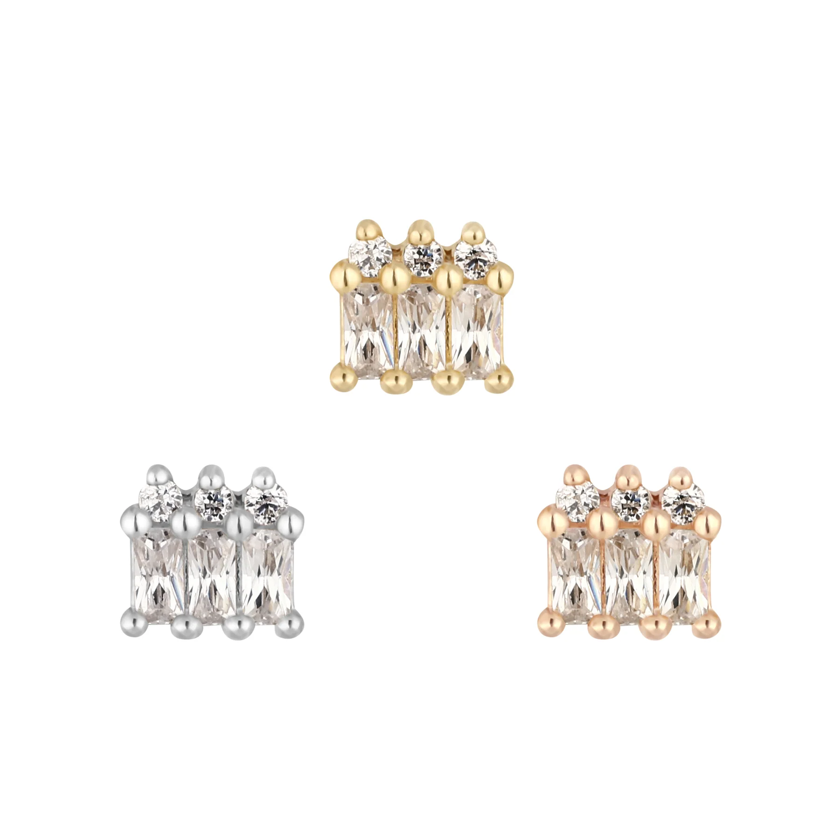 Buddha Jewelry Organics Buddha Jewelry Organics "Excess" press fit end with CZ