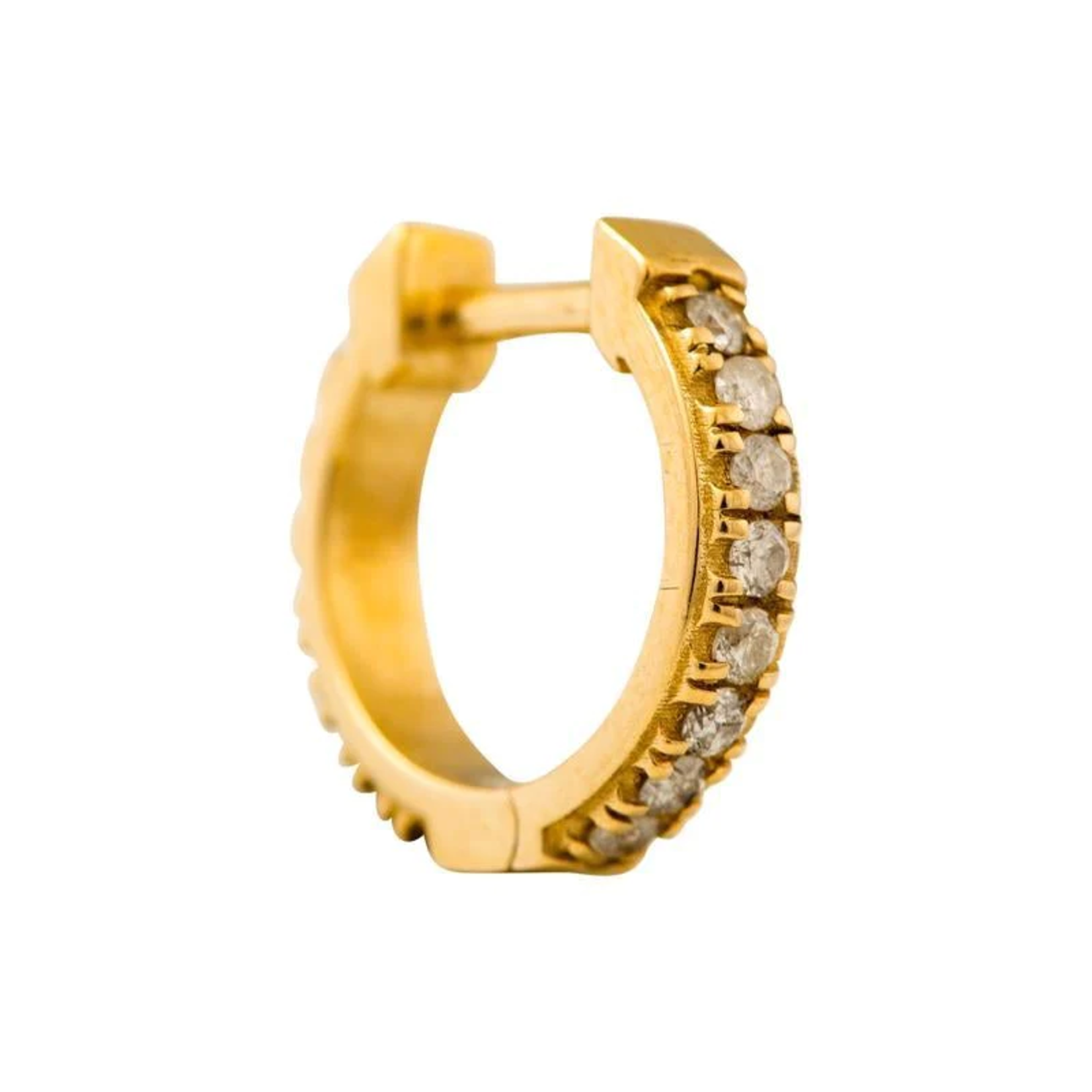Tawapa Tawapa 18g 5/16 yellow gold "Karma" clicker with 16 x 1.5 diamonds