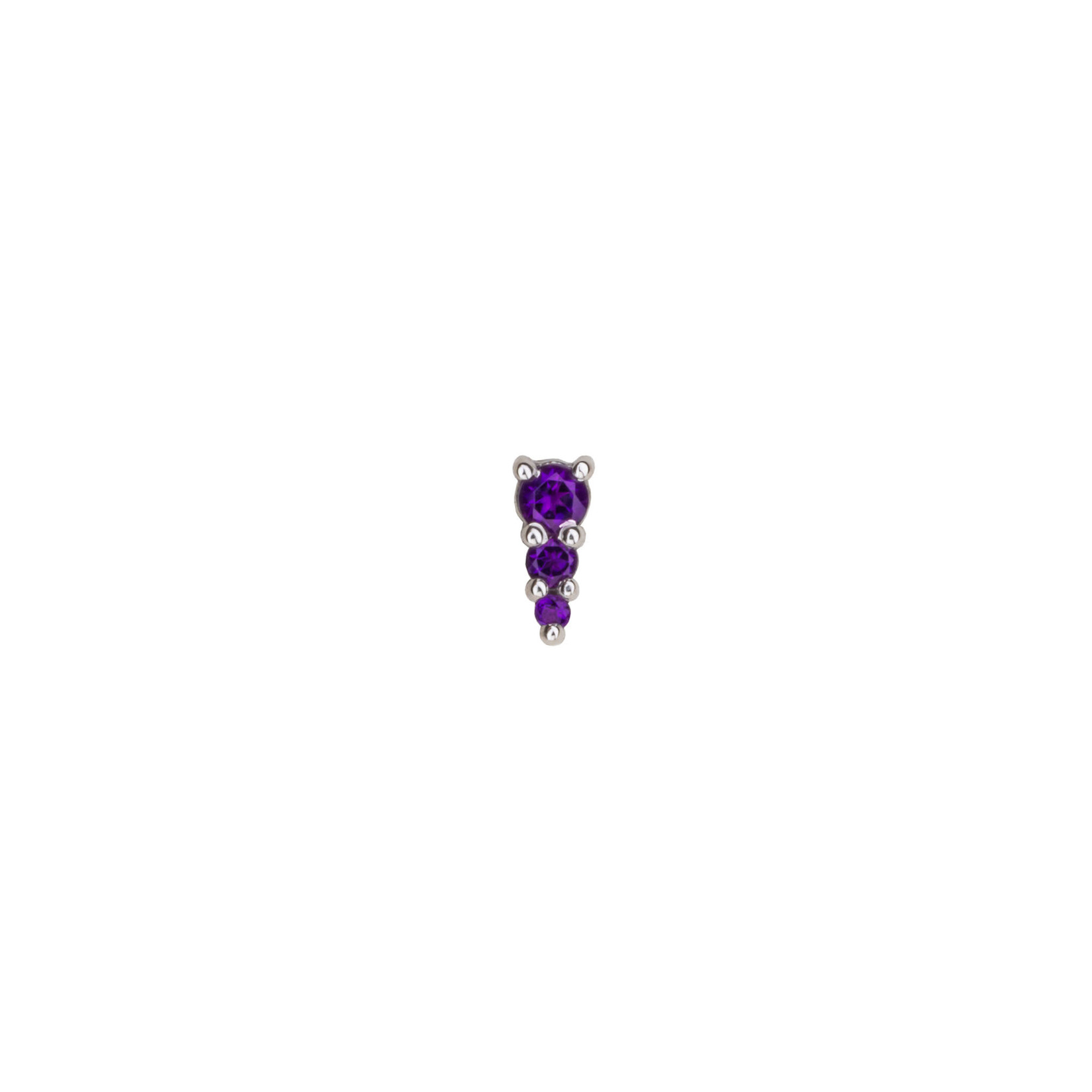 BVLA BVLA "Jeanie 3" press fit end with 2.0, 1.5, and 1.0 AA amethyst