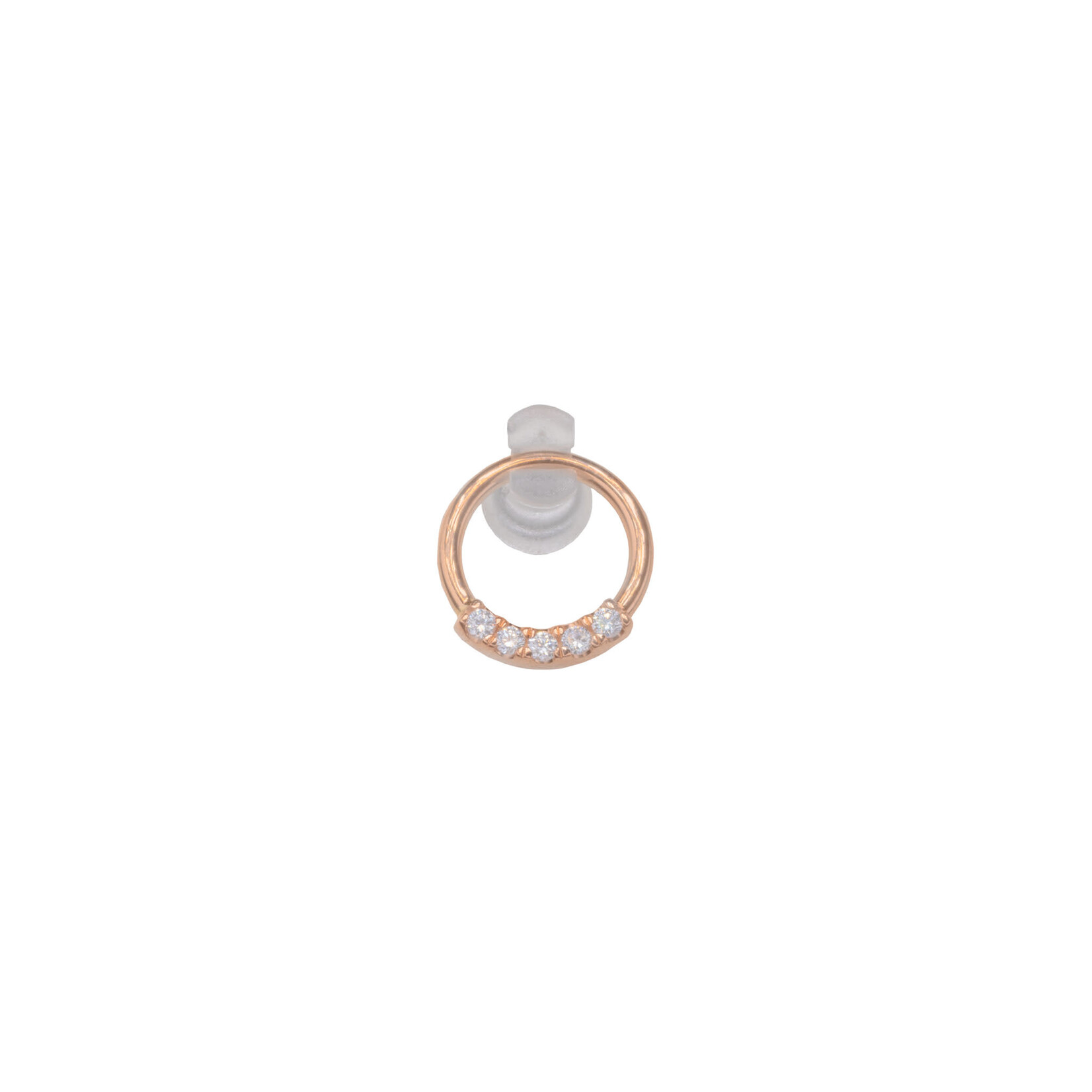 BVLA 16g BVLA "Blaze 5" seam ring with 5x 1.5 VS1 diamonds