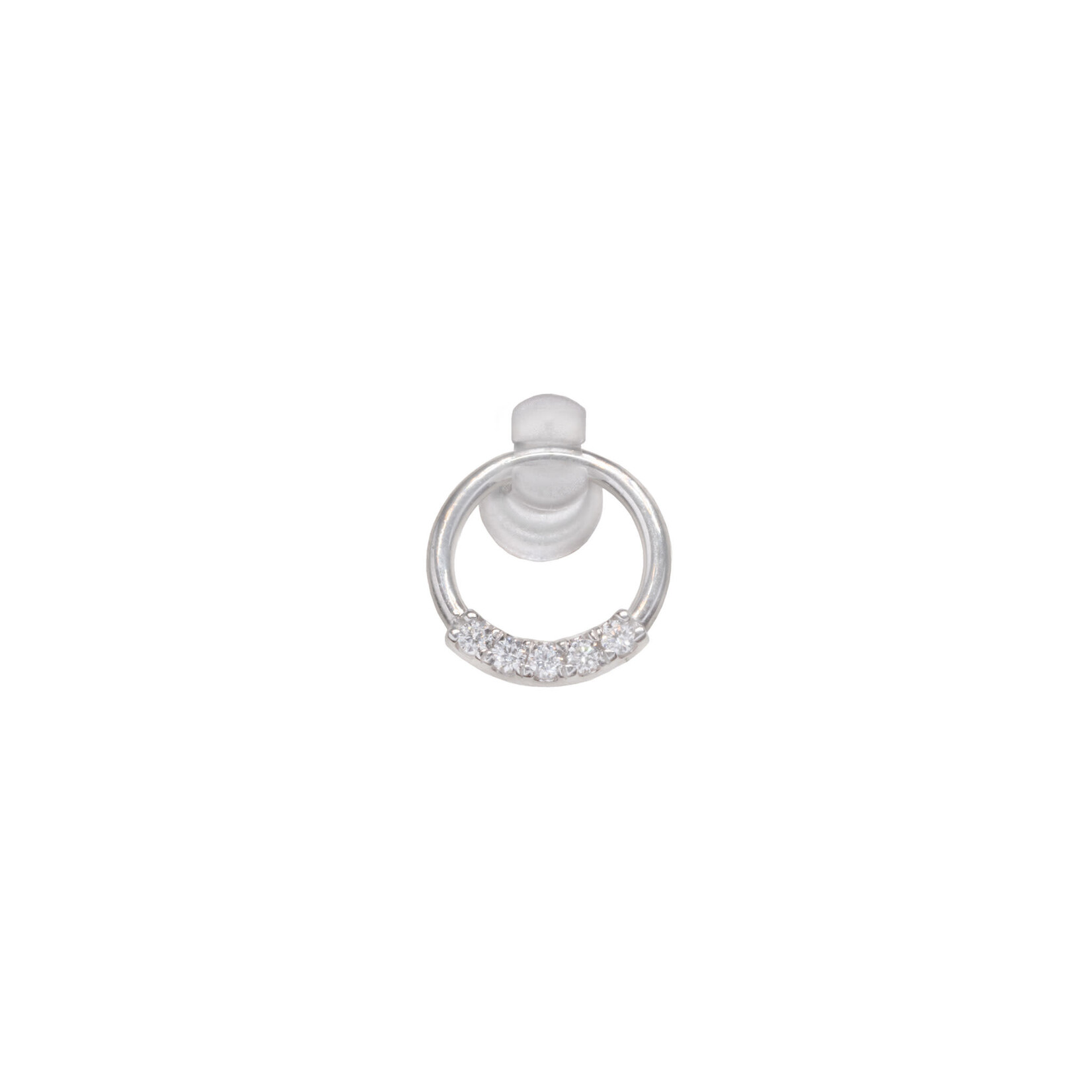BVLA 16g BVLA "Blaze 5" seam ring with 5x 1.5 VS1 diamonds