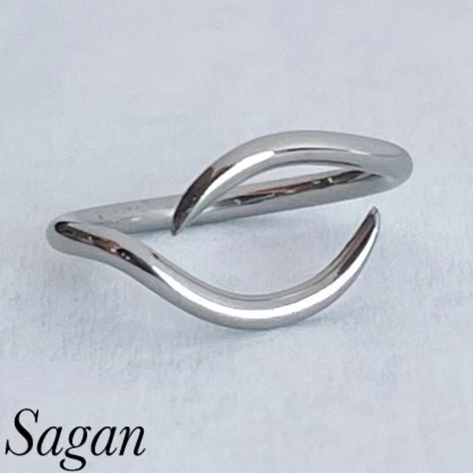 Interstellar Jewelry Productions Interstellar Jewelry Productions niobium "Sagan" conch seam ring