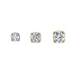 BVLA BVLA Prong Set Diamond Threaded End