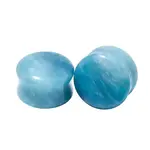 Diablo Organics Diablo Organics Double Flared Amazonite Plugs