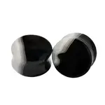 Diablo Organics Diablo Organics Double Flared Agate Plugs