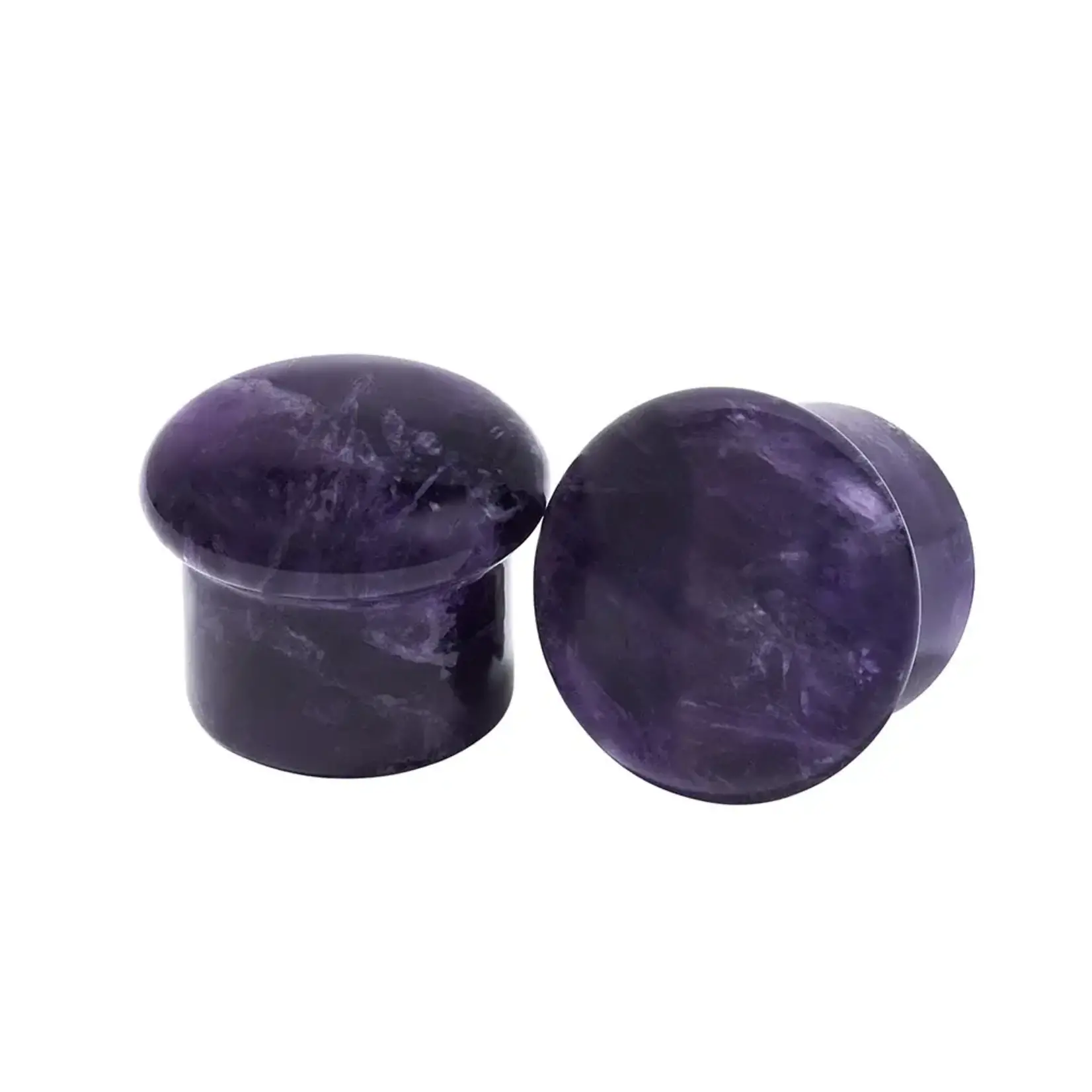 Diablo Organics Diablo Organics Single Flared Amethyst Plug