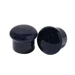 Diablo Organics Diablo Organics Single Flared Blue Goldstone Plug