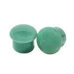 Diablo Organics Diablo Organics Single Flared Green Aventurine Plug
