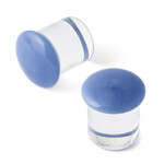 Gorilla Glass Gorilla Glass Single Flare Denim Blue Color Front Plugs