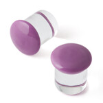 Gorilla Glass Gorilla Glass Single Flare Grape Color Front Plugs