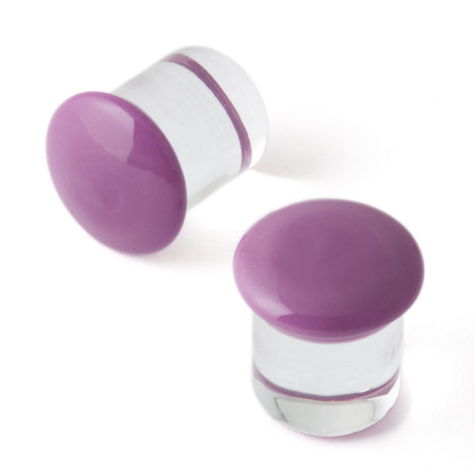 Gorilla Glass Gorilla Glass single flare Grape color front plugs