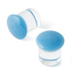 Gorilla Glass Gorilla Glass Single Flare Sky Blue Color Front Plugs