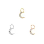 Buddha Jewelry Organics Buddha Jewelry Organics "Lunette" Charm with CZ
