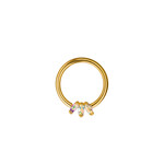 BVLA BVLA Marquise Fan Ring with Mercury Mist Topaz