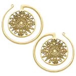 Diablo Organics Diablo Organics Brass "Puju" Hoops