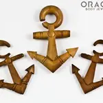 Oracle Oracle Body Jewelry Saba Wood "Anchors Away"