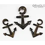 Oracle Oracle Body Jewelry Zebra Wood "Anchors Away"