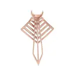 Tawapa Tawapa Rose Gold Plate "Chevron Cradle"