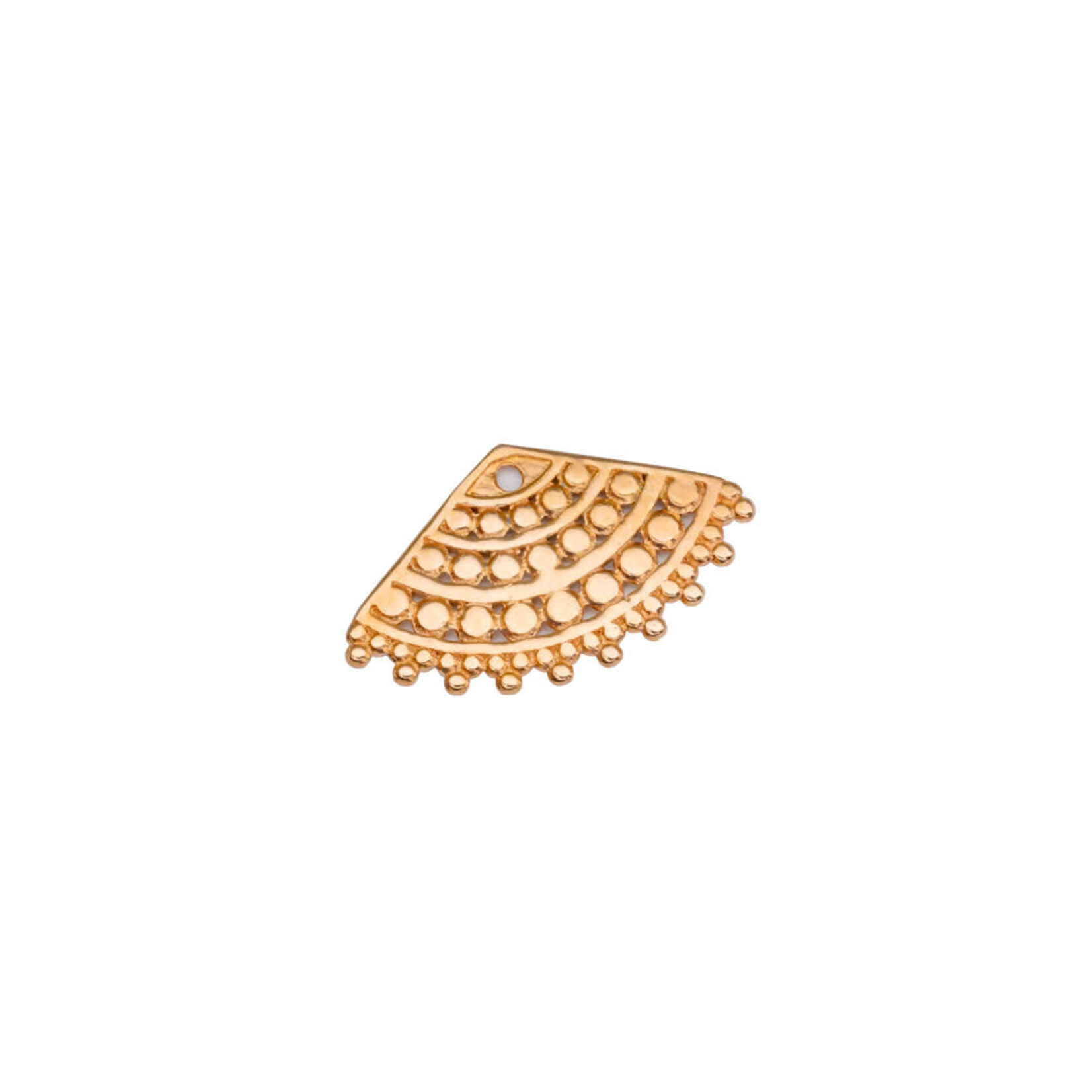 Tawapa Tawapa rose gold plate "Afghan" charm - sold as a pair