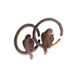 DNA Wood Parrot Hoops