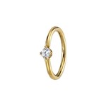 BVLA BVLA 18g Fixed Prong Ring with CZ