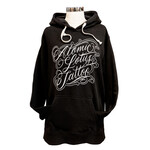 Atomic Lotus Tattoo Script Pullover Hoodies