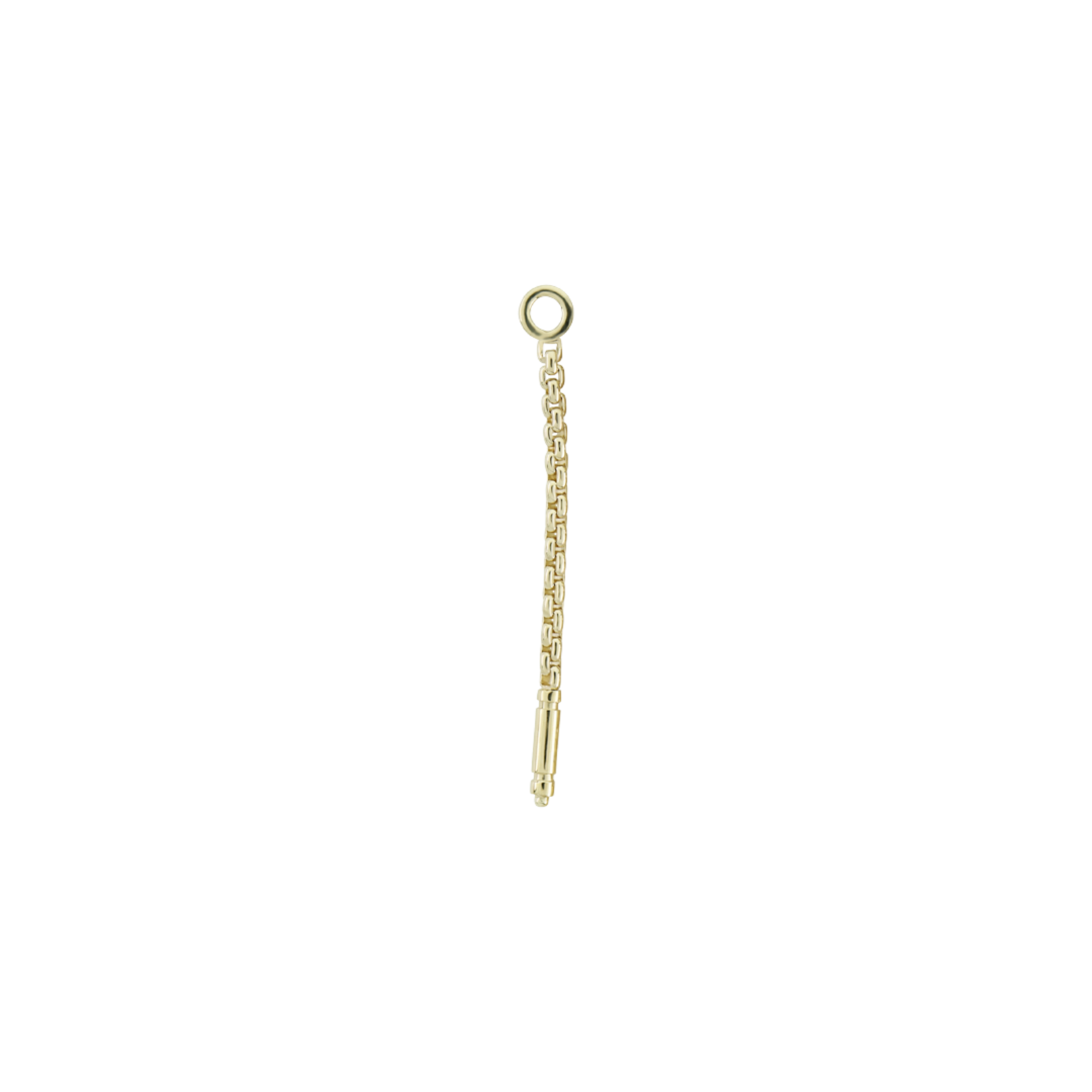 LeRoi LeRoi "Meander I" chain with single dangle. 11.7mm length
