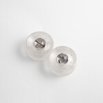 Diablo Organics Diablo Organics Quartz Plugs with Silver-Set Cabochon