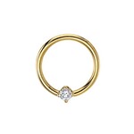 BVLA BVLA 16g Fixed Prong Ring with 2.5 CZ