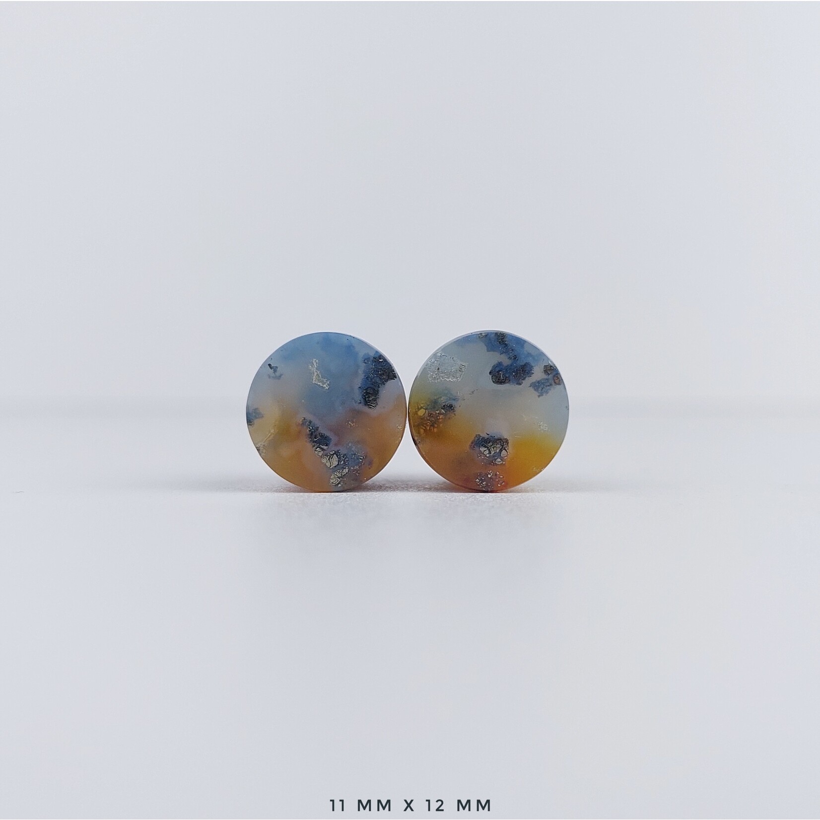 Grit Lapidary Grit Lapidary premium double flared Marcasite in Agate plugs