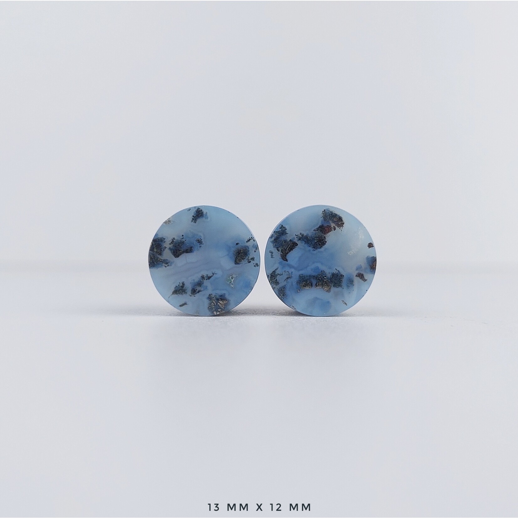 Grit Lapidary Grit Lapidary premium double flared Marcasite in Agate plugs