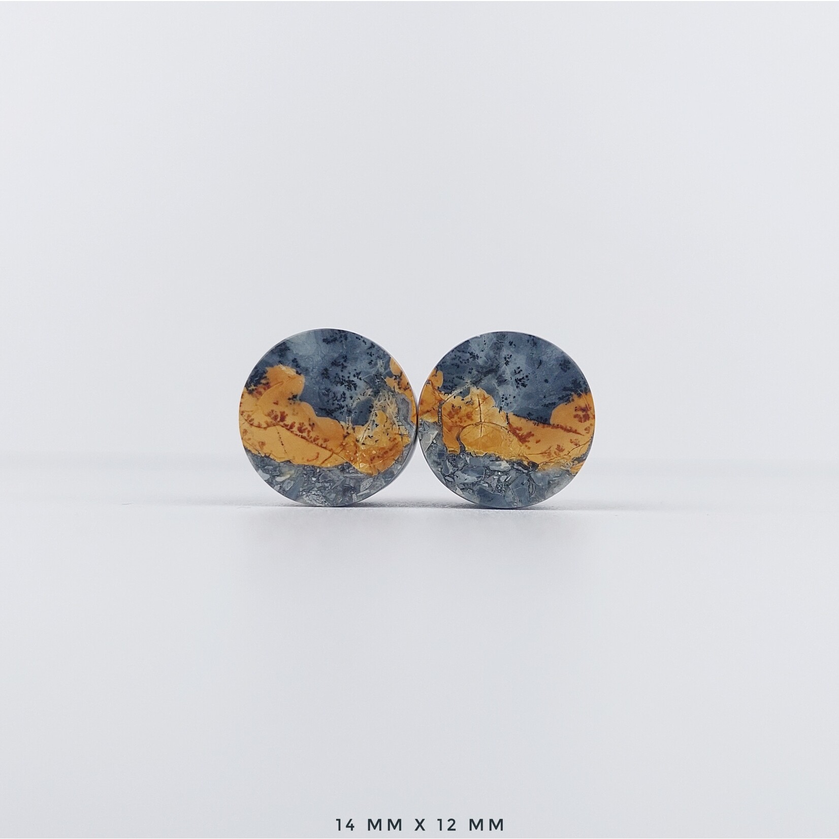Grit Lapidary Grit Lapidary premium double flared Dendritic Maligano Jasper plugs
