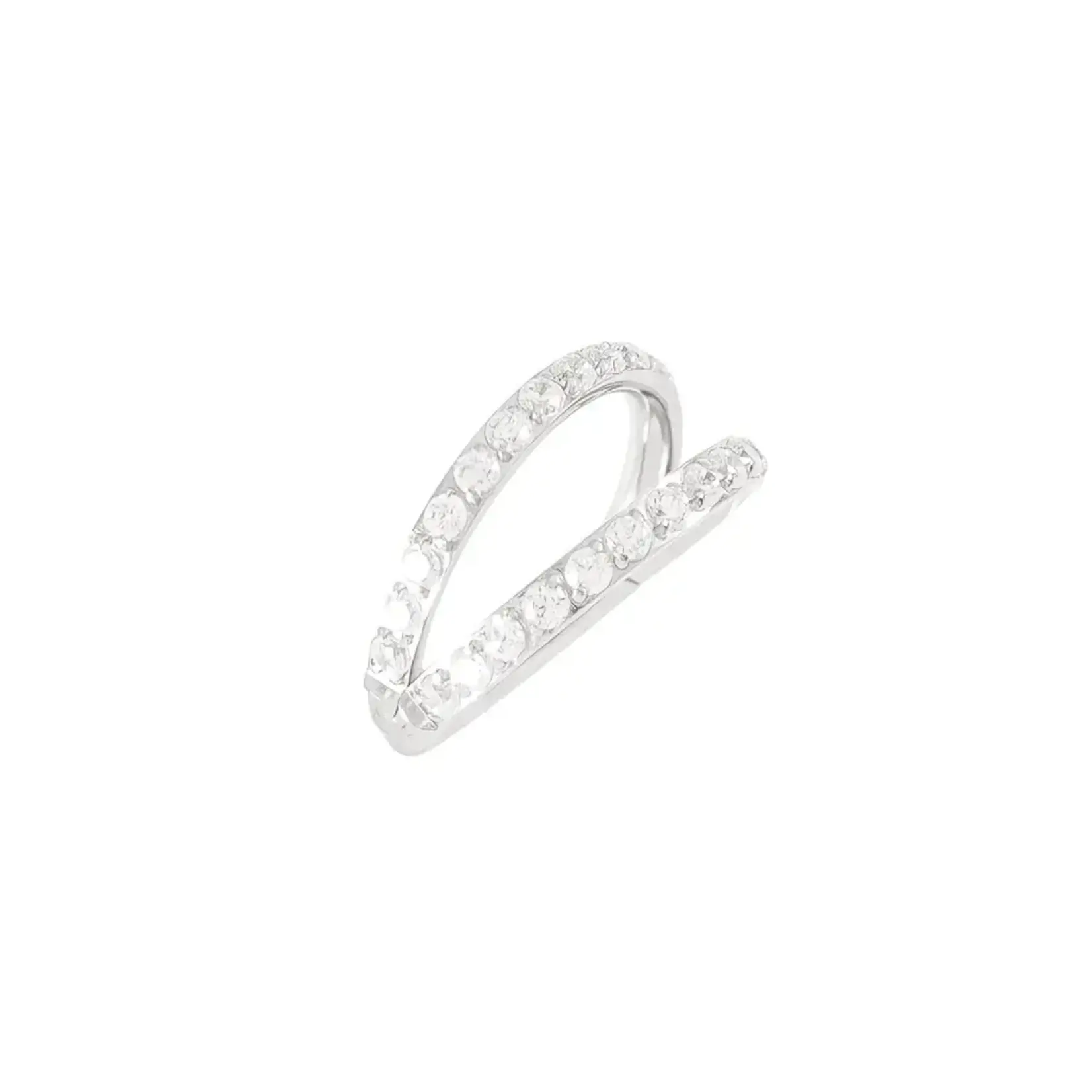 Diablo Organics Crucial by Diablo Organics 16g titanium Double Row clicker with CZ