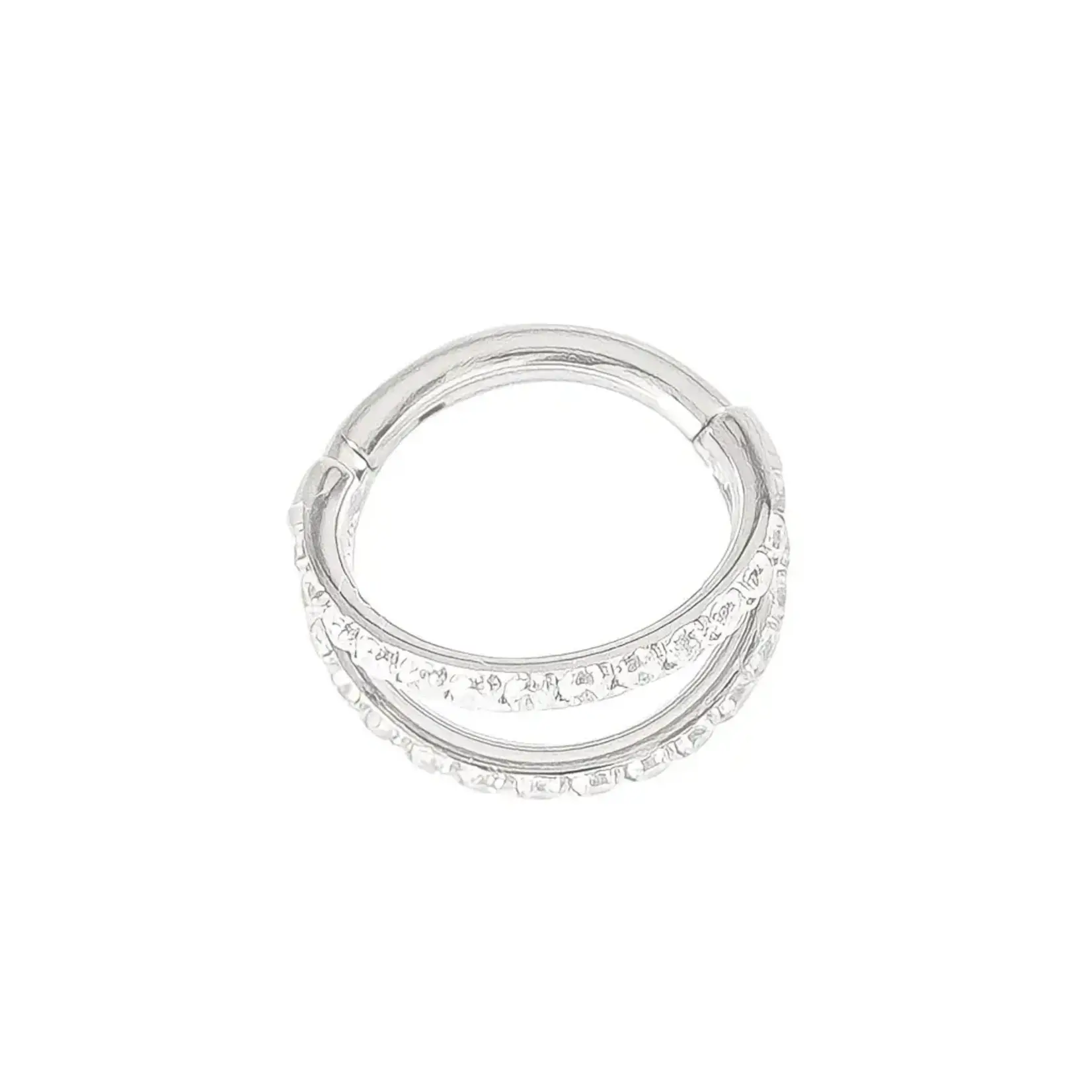 Diablo Organics Crucial by Diablo Organics 16g titanium Double Row clicker with CZ