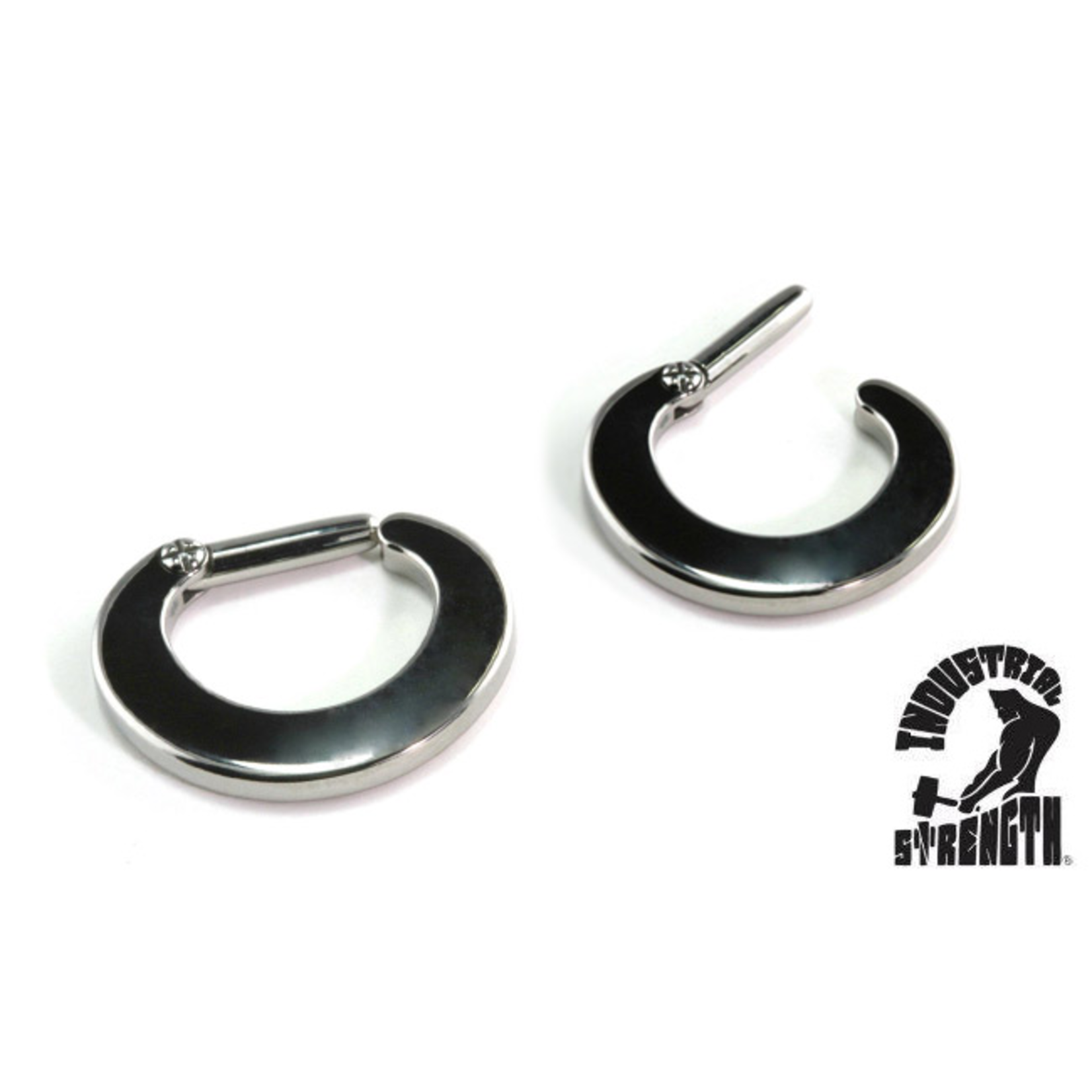 Industrial Strength 16g flat-faced titanium clicker