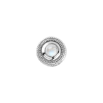 BVLA BVLA "Milgrain Bezel" Nostril Screw with Moonstone Cabochon