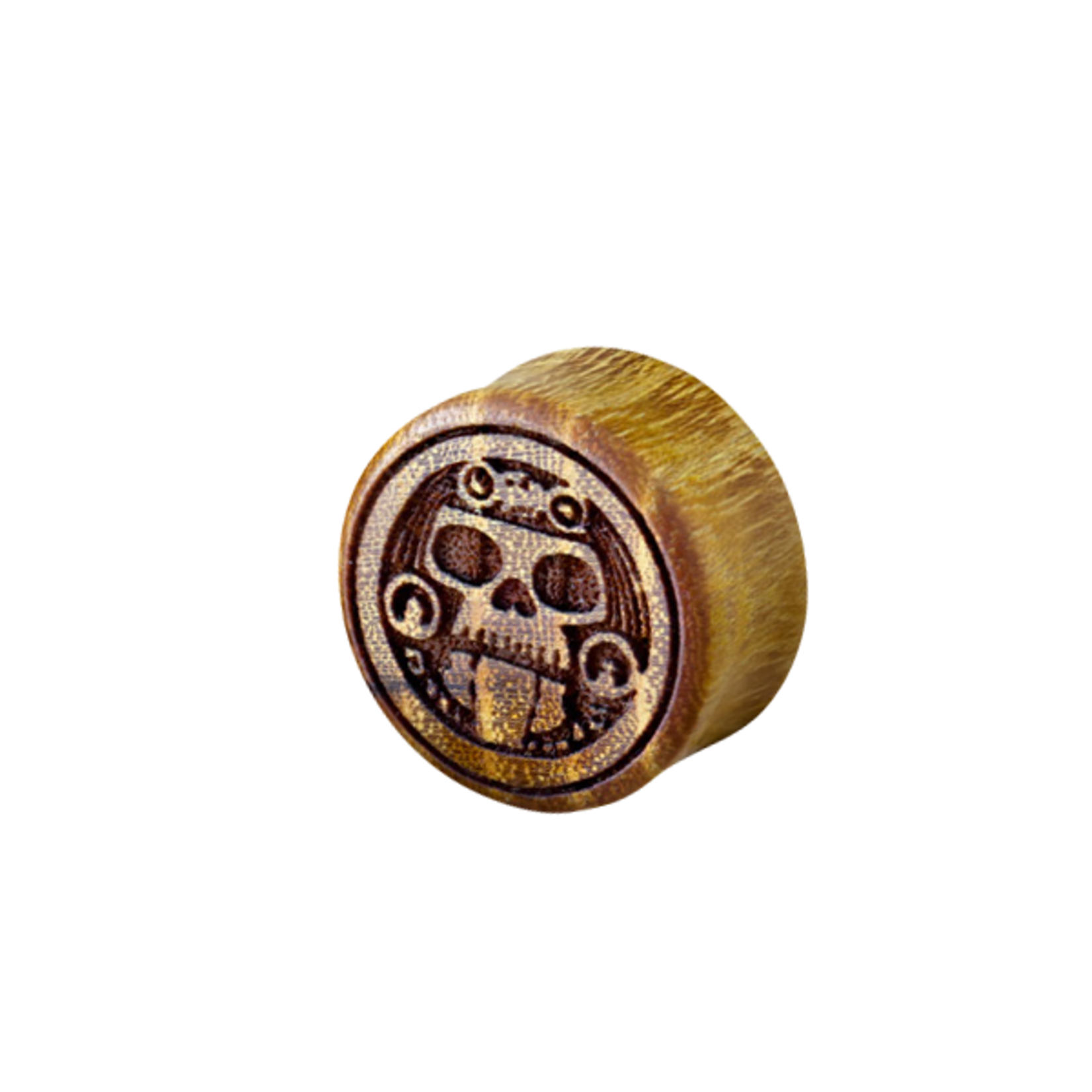 Modifika wood double flared etched plugs.