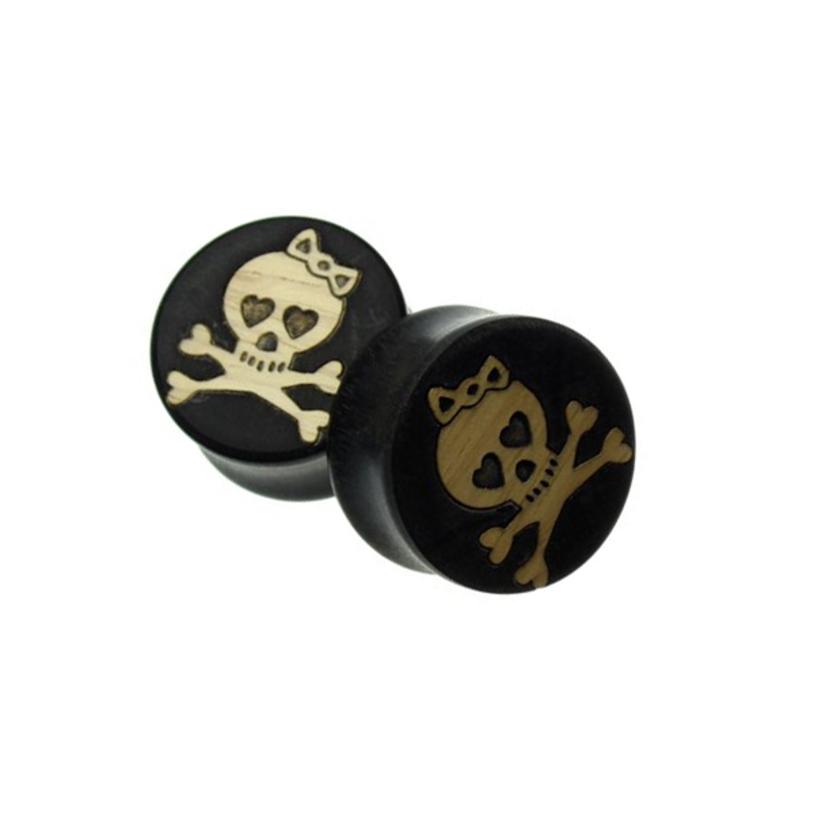 Modifika wood double flared etched plugs.