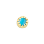 Tawapa Tawapa Scalloped Gem Setting with Turquoise