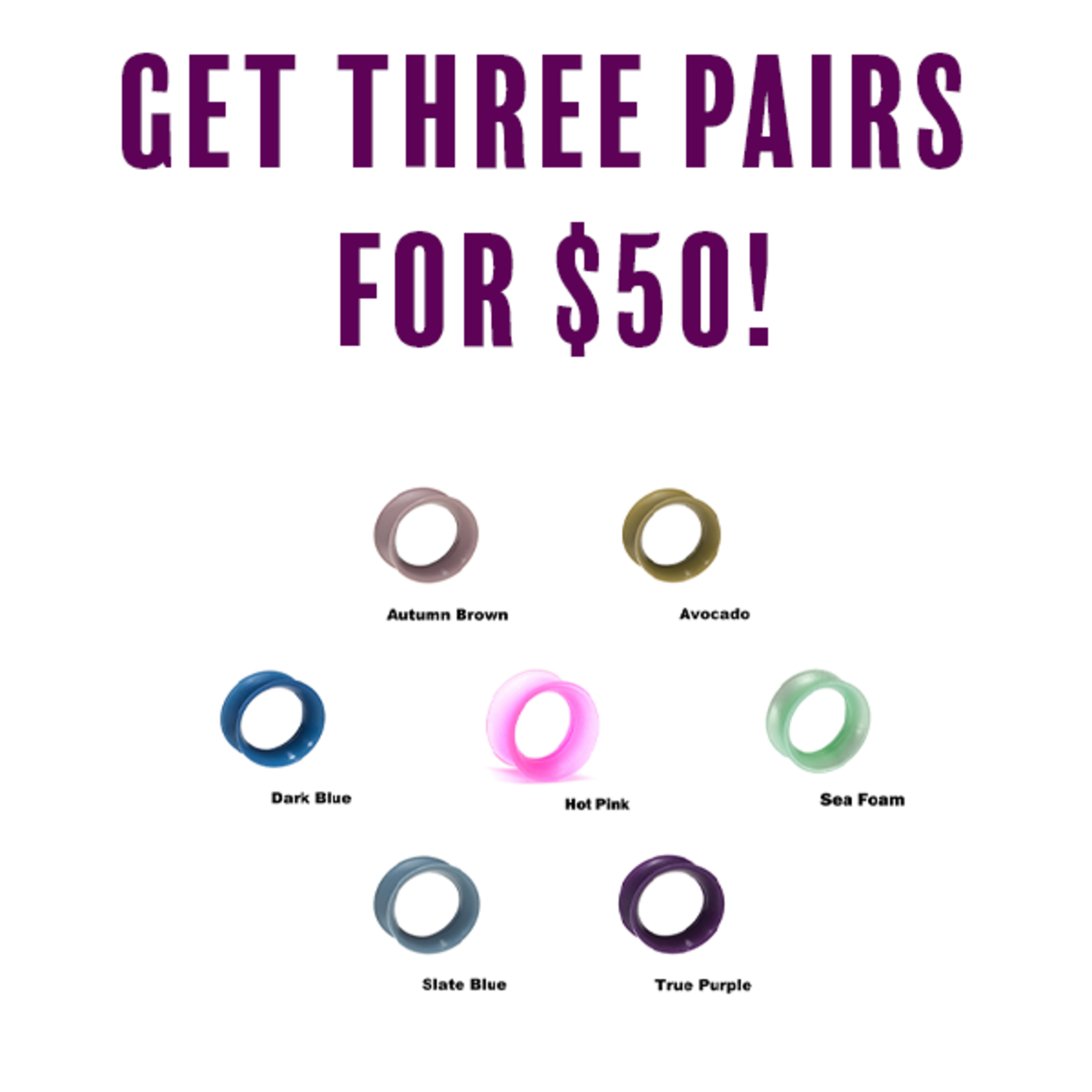KAOS Softwear Kaos Softwear Silicone Earskins - Fancy Colors